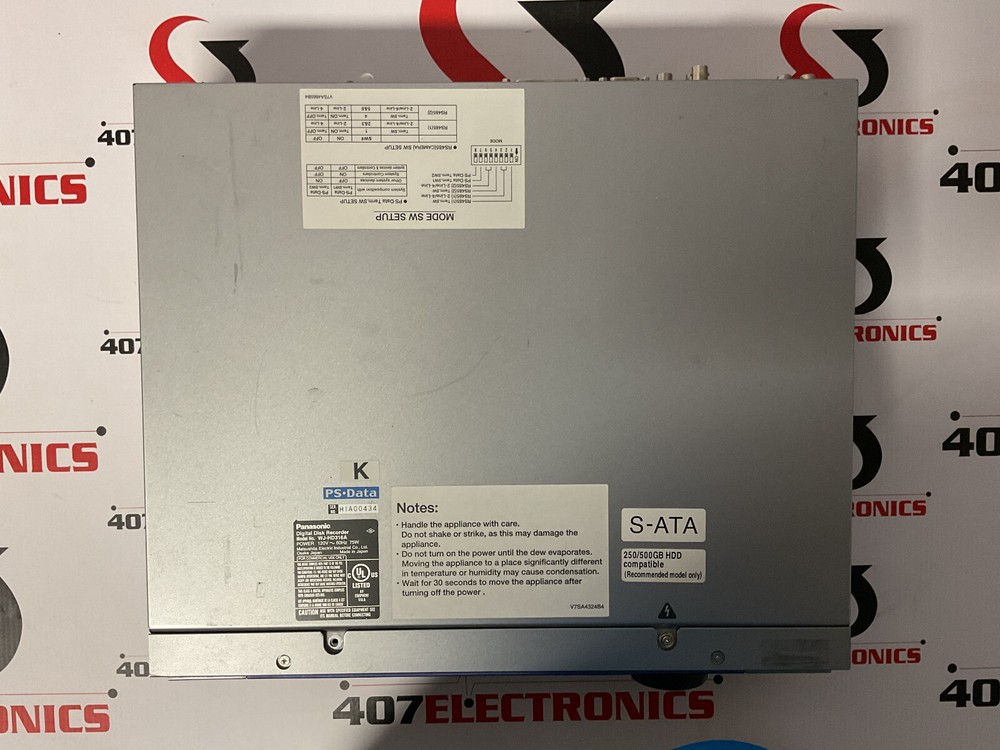 Panasonic Digital Disk Rec (WJ-HD316A) & Panasonic System Controller (WV-CU360C)