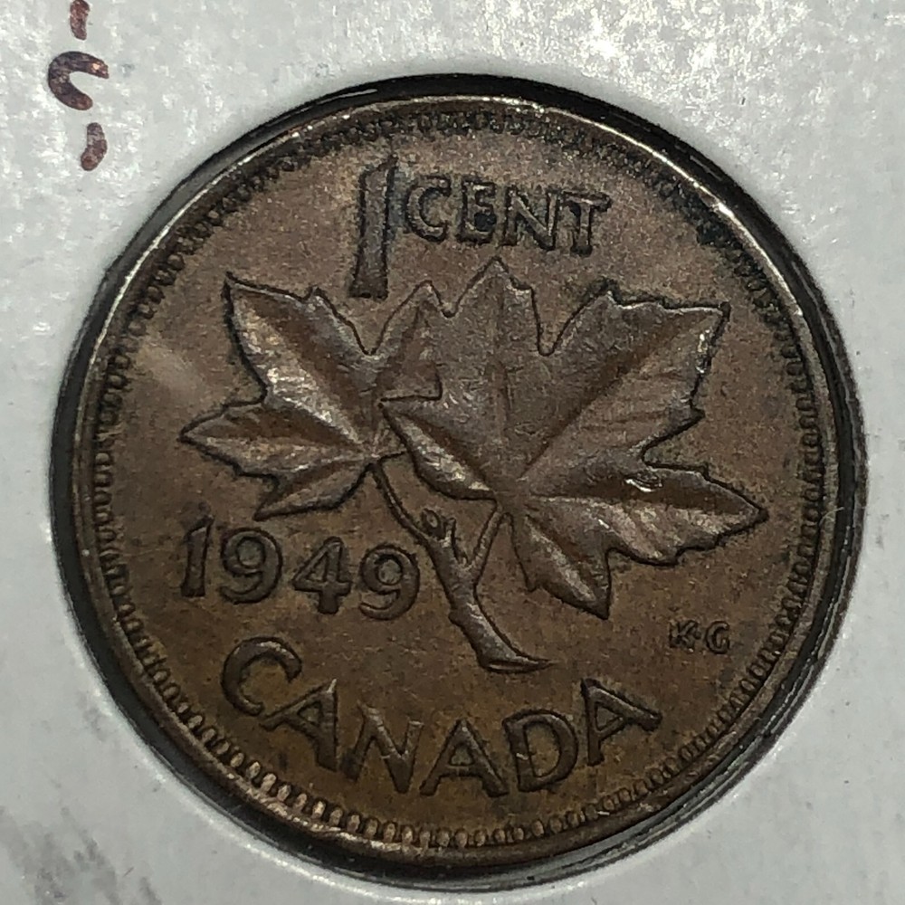 1949  Canada One Cent Foreign Coin #1923