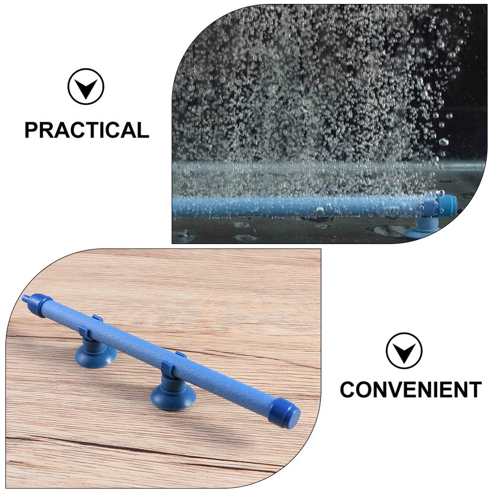 2 Pcs Aquarium Bubble Bar Fish Diffuser Decorations with Bubbles