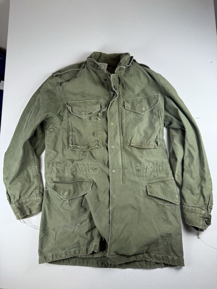 ORIGINAL VIETNAM M-51 FIELD JACKET SILVER ZIPPER
