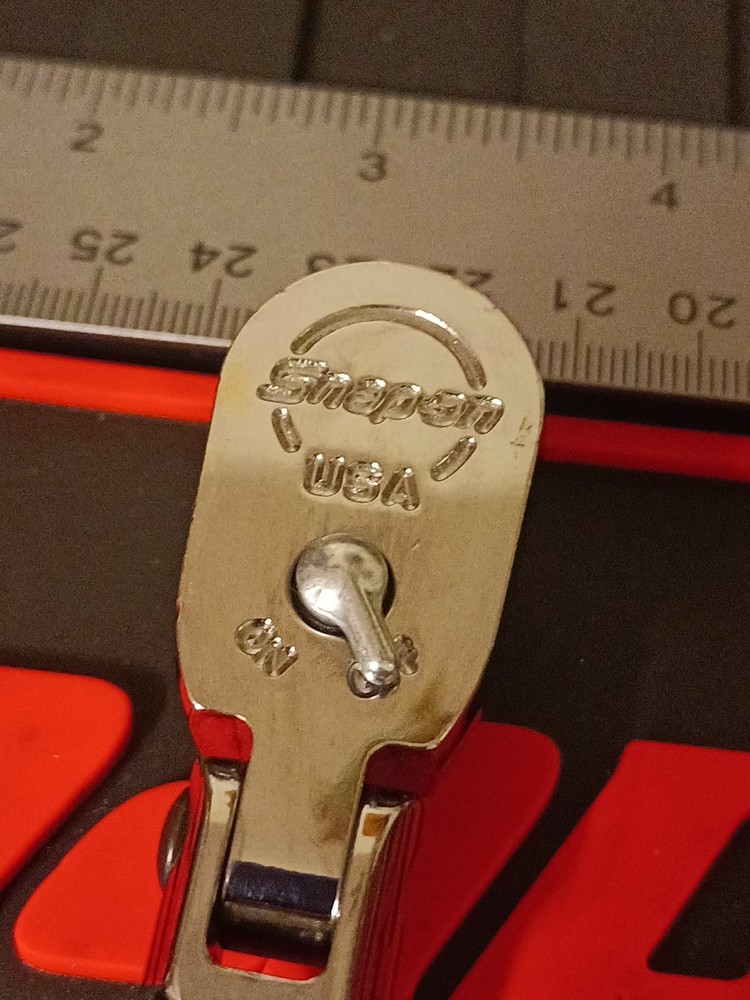 Snap-on 1/4" Dr Flex Head Red Soft Handle Ratchet THLF72