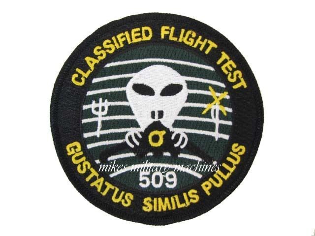 USAF Area 51 Air Force Black Ops Stealth B-2 509th Classified Flight Test Patch