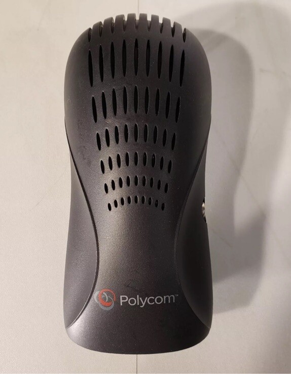 Polycom 2201-16200-601 SoundStation 2 Full Duplex Conference + Wall Module Used