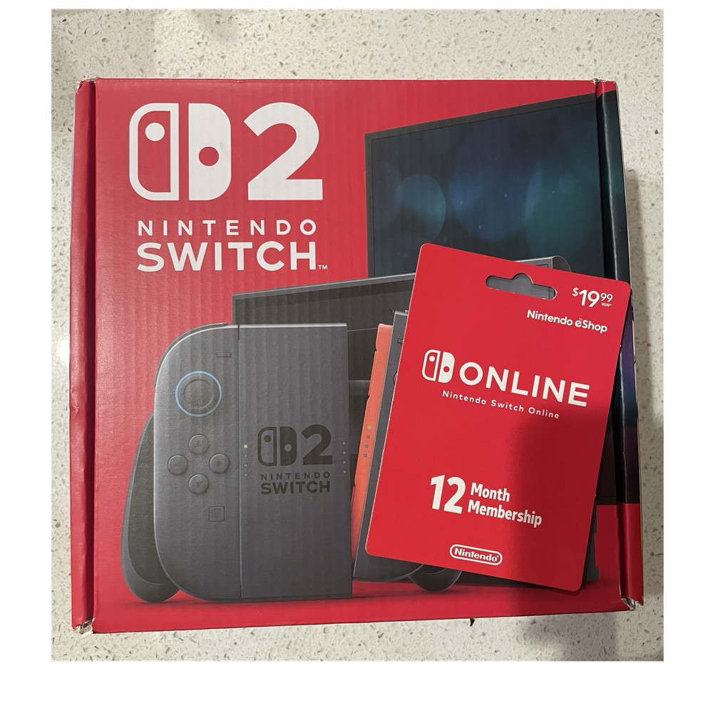 Nintendo Switch 2 Console Bundle with Online 12 Month Membership