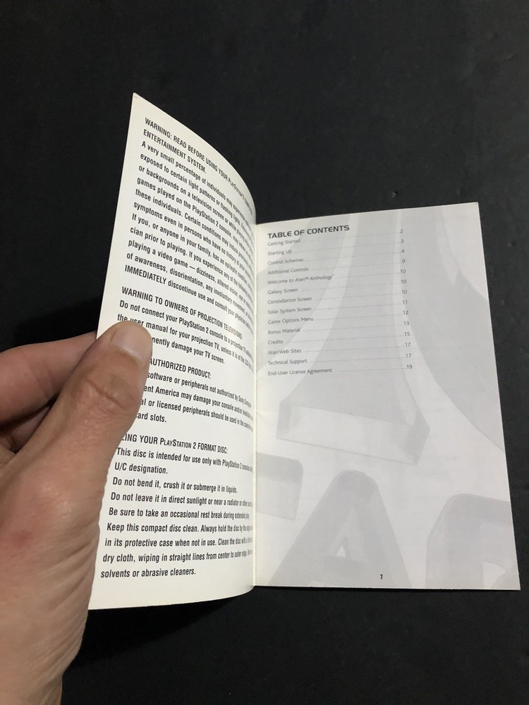 atari anthology ps2 manual Only