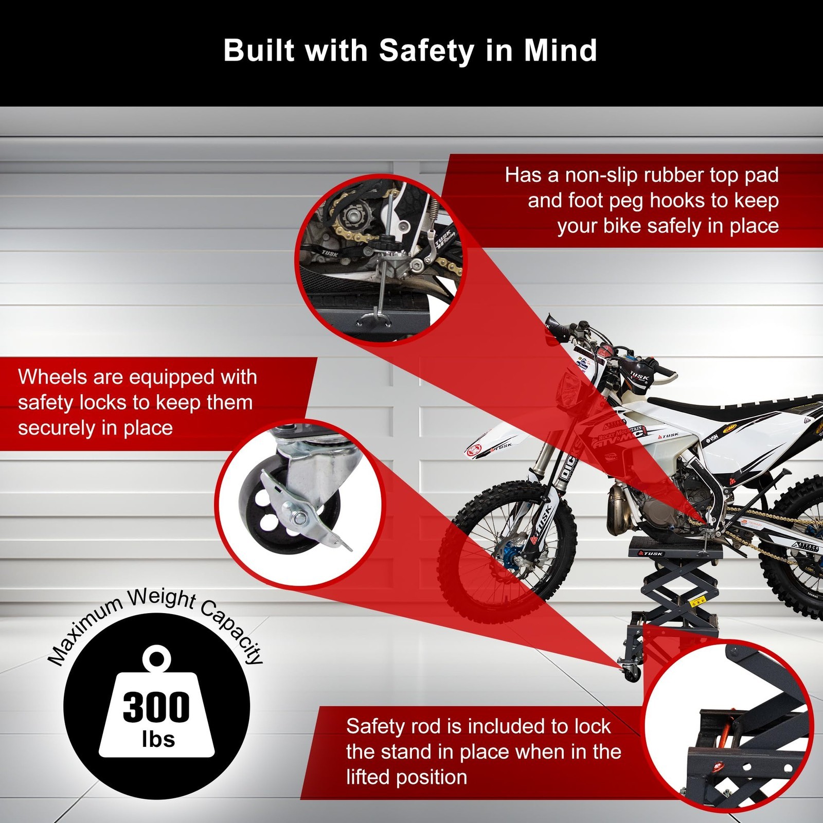 Tusk 1931190001 Tusk Scissor Lift Stand