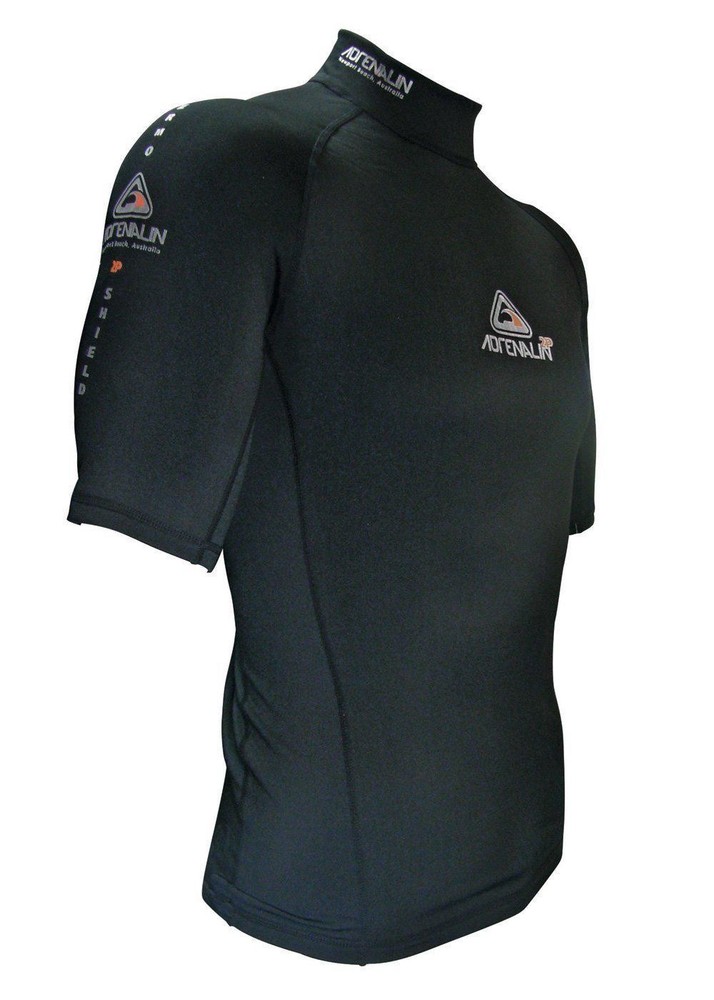 Adrenalin 2P Thermal Short Sleeve Rashtop (Black) - Medium