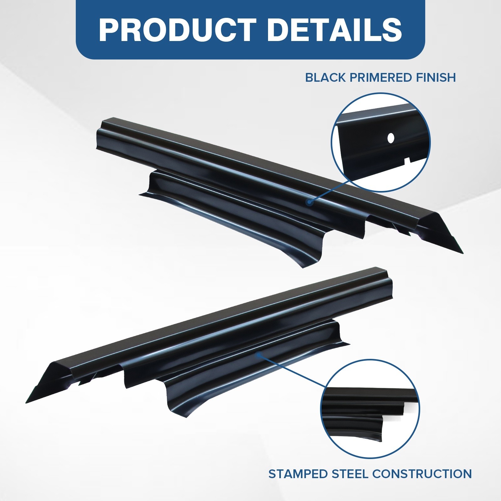 Pair Rocker Panels & Cab Corners For 14-18 Chevy Silverado GMC Sierra Crew Cab
