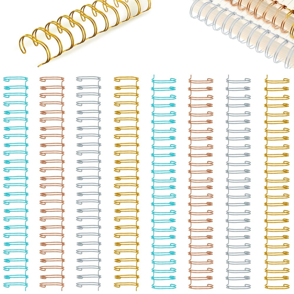20 Pack Double Loop Binding Wires Spiral Notebook Maker