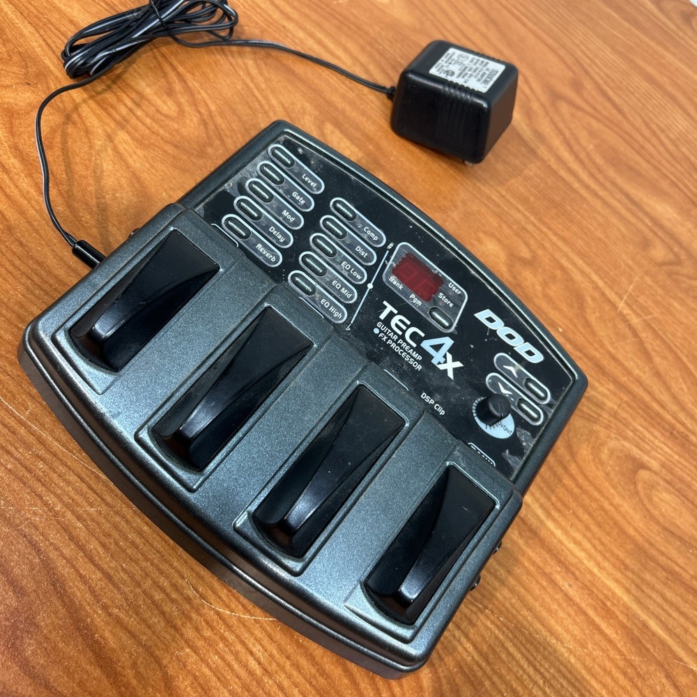 DOD TEC 4x Guitar Preamp/FX Processor. Untested Parts Repair