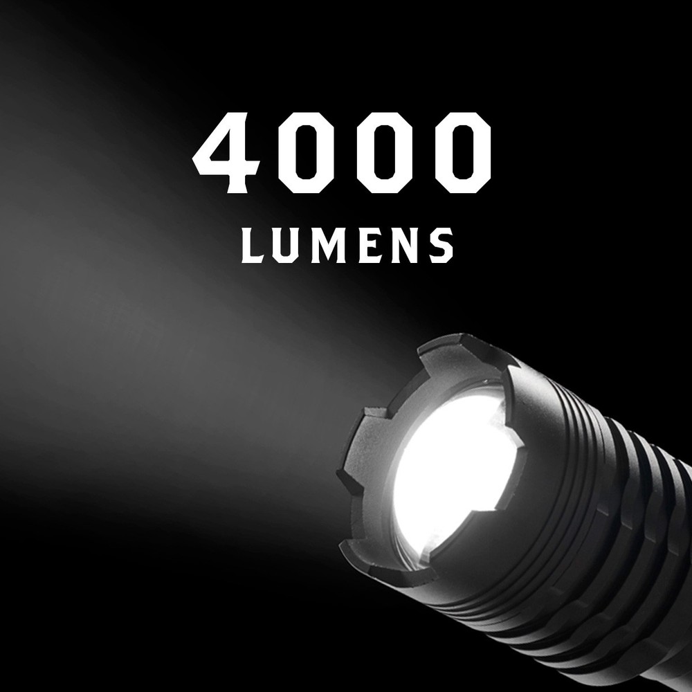 Scipio 1907044 Rechargeable Flashlight 4000lms