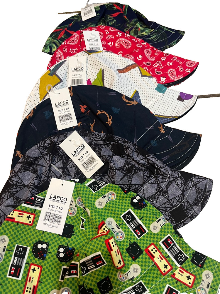 Welding Caps  Size 7 1/2  Lapco (6 CAPS) NWT