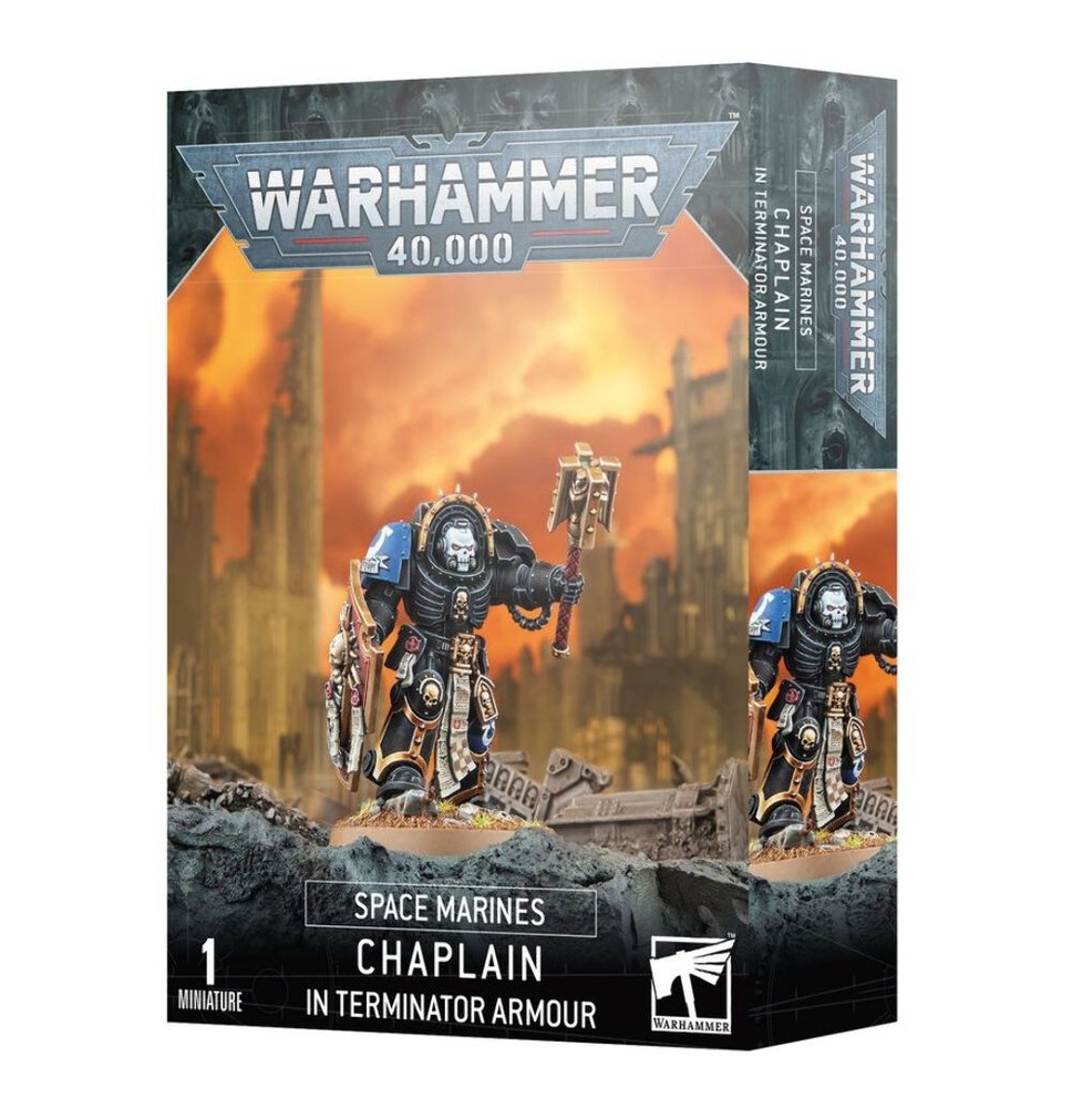 Chaplain in Terminator Armour Space Marines 10th Ed Warhammer 40K