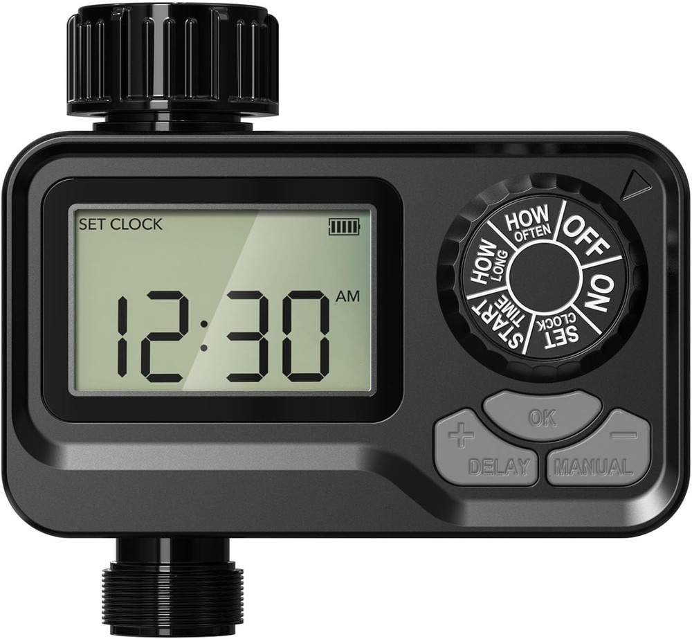 Versatile BN LINK Garden Hose Timer with 7 Settings and Easy-to-Read LCD Display