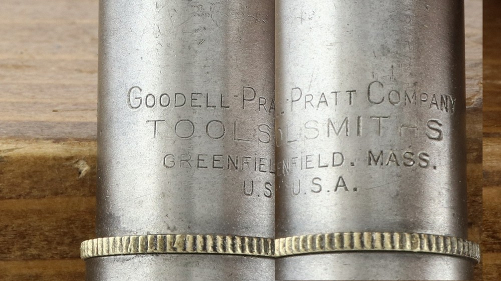 ANTIQUE 10" GOODEL-PRATT TOOL SMITHS PUSH DRILL