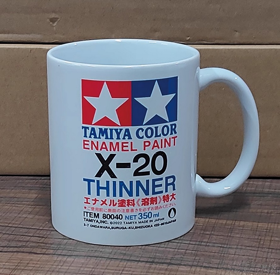 TAMIYA Color ENAMEL PAINT X-20 THINNER  MUG CUP