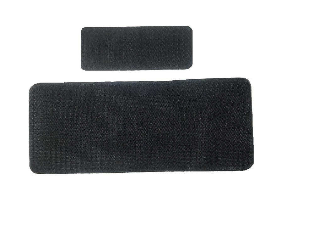 STATE L E CONSTABLE EMB PATCH 10X4 And 5X2 HOOK ON BACK GRAY ON BLACK