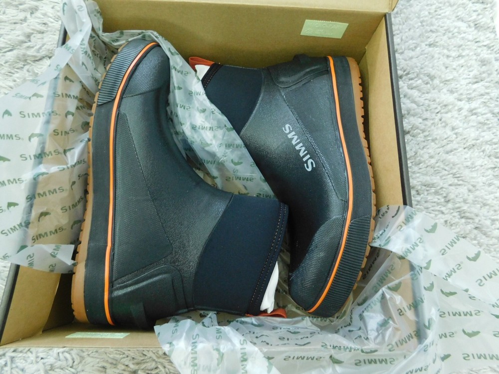 Simms Challenger 7" Deck Boot-13 Black