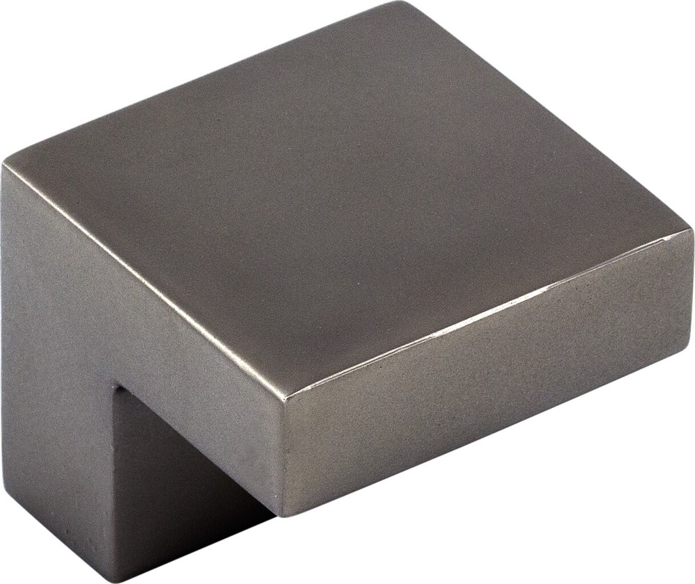 Top Knobs M2160 Square Knob 5/8" (c-c) Ash Gray