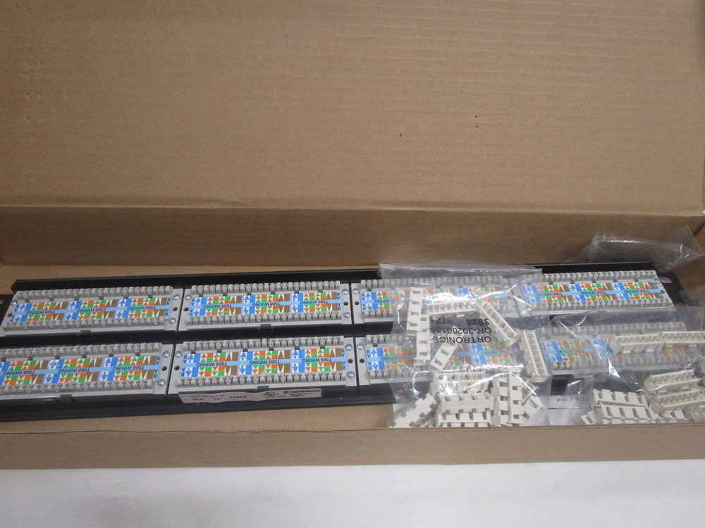 ORTRONICS TechChoice Cat6 48-Port Patch Panel OR-SP6U48 ~STSI