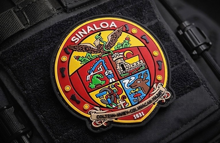 Sinaloa Mexico Patch PVC|Mexican State Patch|Hook and loop||Morale Patch