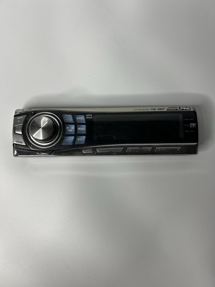 Alpine CDE-9843 CD Receiver Faceplate ONLY TESTED