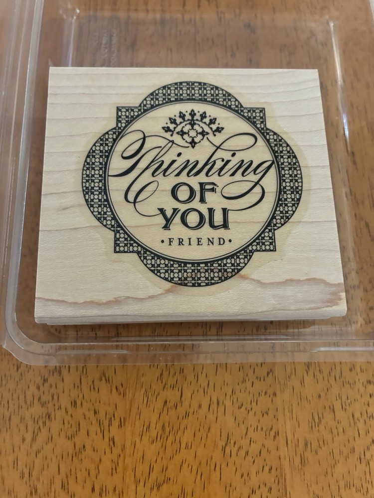 Stampin Up Just Thinking Rubber Stamp
