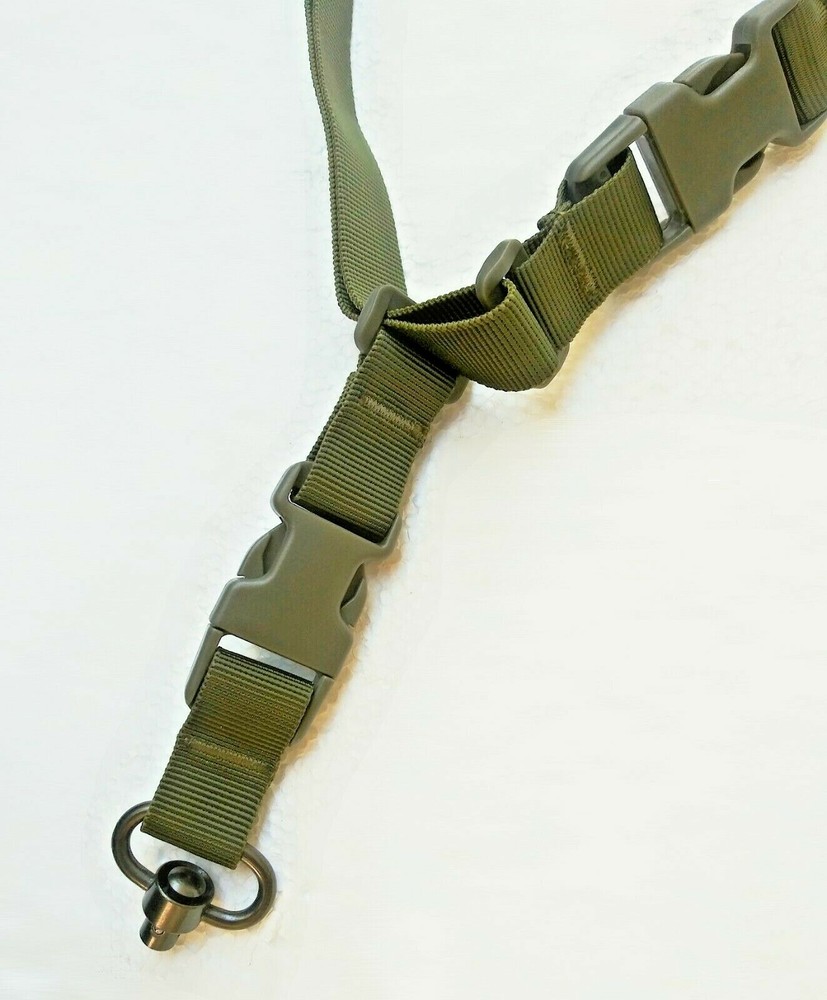 Padded `Neck Saver' Single Point Bungee Sling QD - ITW Compatible Hardware