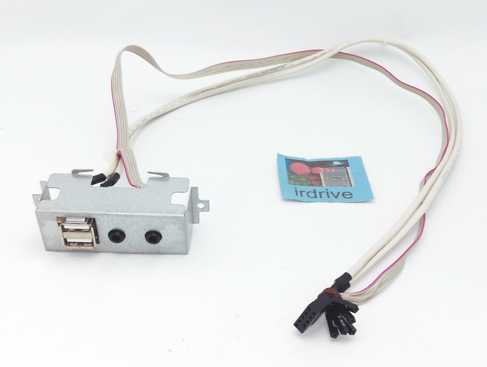 Front Panel Dual USB,Audio/MIC Port PCB Replacement Tower PC Case Assembly Cable