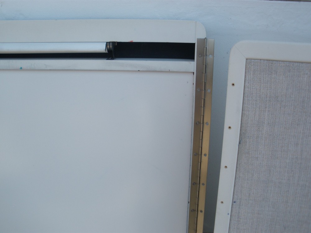 Egan Visual White Board/ Poster Board, Projection Screen Combination