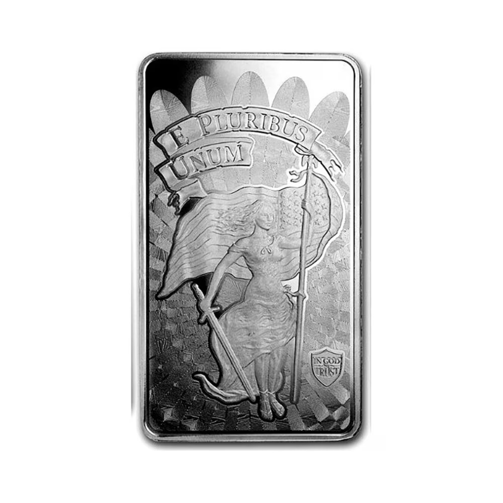 Silver 10 oz Unity & Liberty Bar