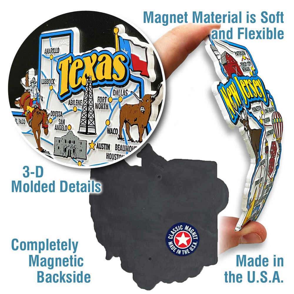 Oklahoma Jumbo State Magnet by Classic Magnets
