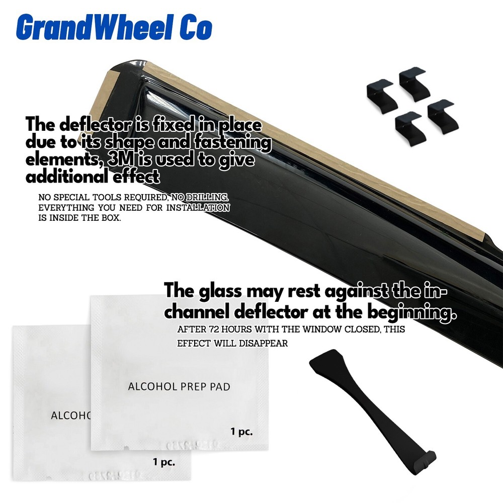 Rain Guards Vent Visors Shade for 2023-2026 Mazda CX-50