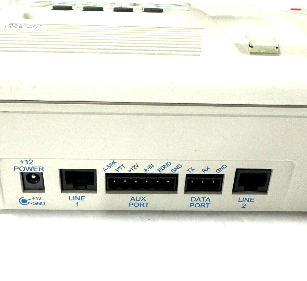 2 Pcs VEGA Telex C-2002HS Remote Dispatch Console No Power Supply and Handset