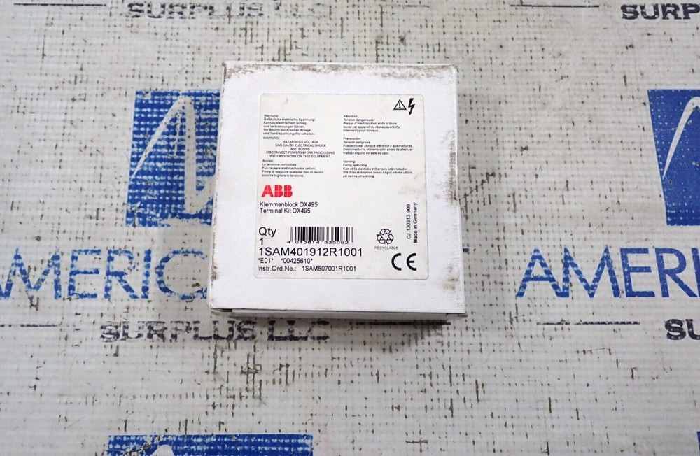 ABB 1SAM401912R1001Terminal Block DX495