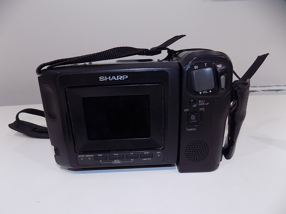 Sharp VL-E34 Viewcam Hi-Fi Monaural Camera Bundle UNTESTED Sold as Spares/Parts