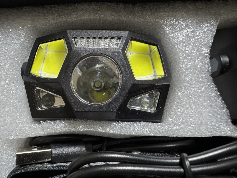 Headlamp Flashlight, 1200 Lumen Ultra Bright LED Rechargeable Headlight (2 Pack)