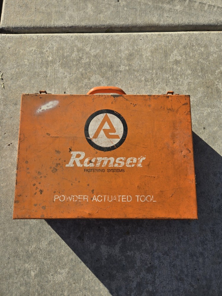Vintage Ramset Powder Actuated Tool Case Metal