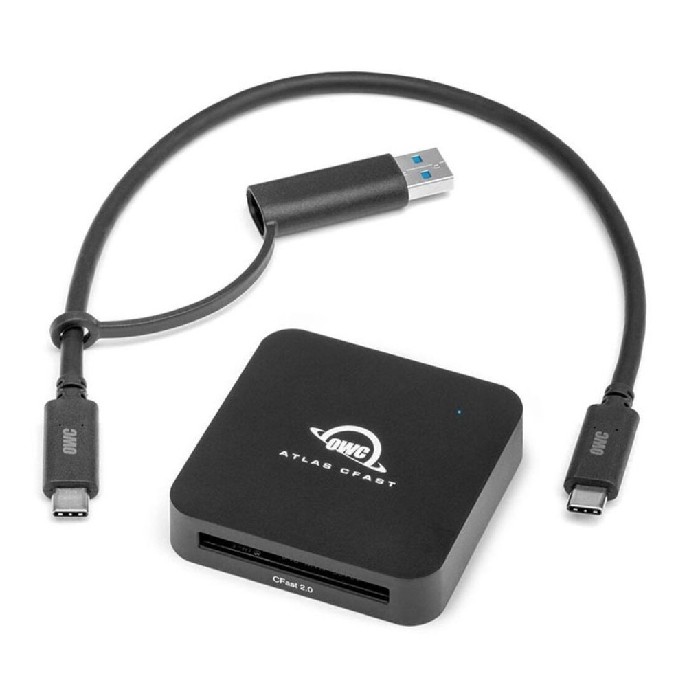 OWC Atlas CFast Card Reader USB-C USB-A CFast 2.0 Card Reader FAST