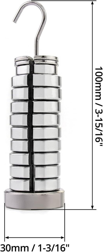 Slotted Weight Set, 13 Weights with Hanger and Case