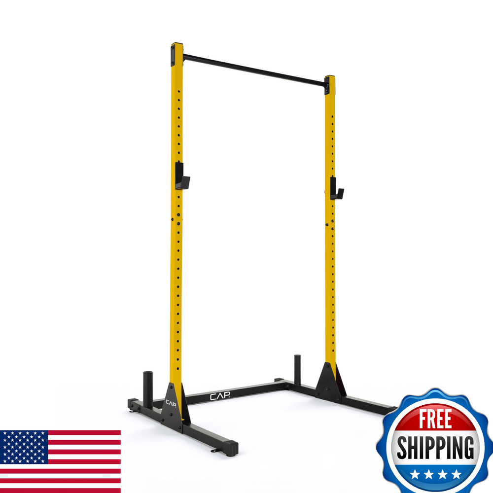 CAP Barbell Power Rack w/ Pull Up Bar & Attachments - Squat & Strength Training