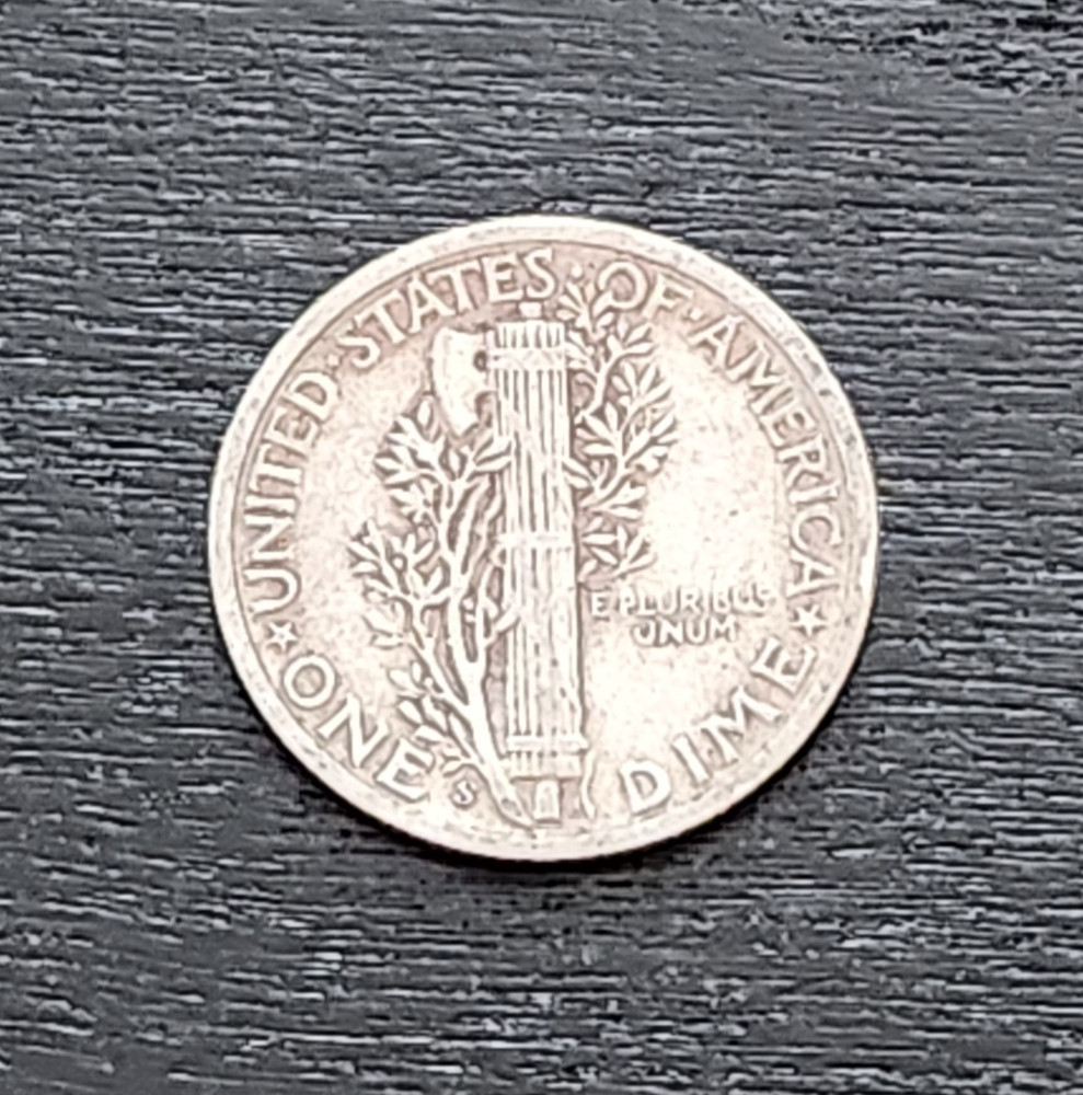 1945 Mercury Dime-S