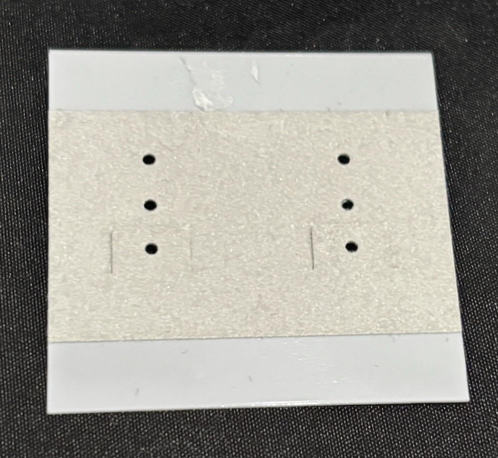 Earring Display Cards 100 PCS Grey 2”x 2”