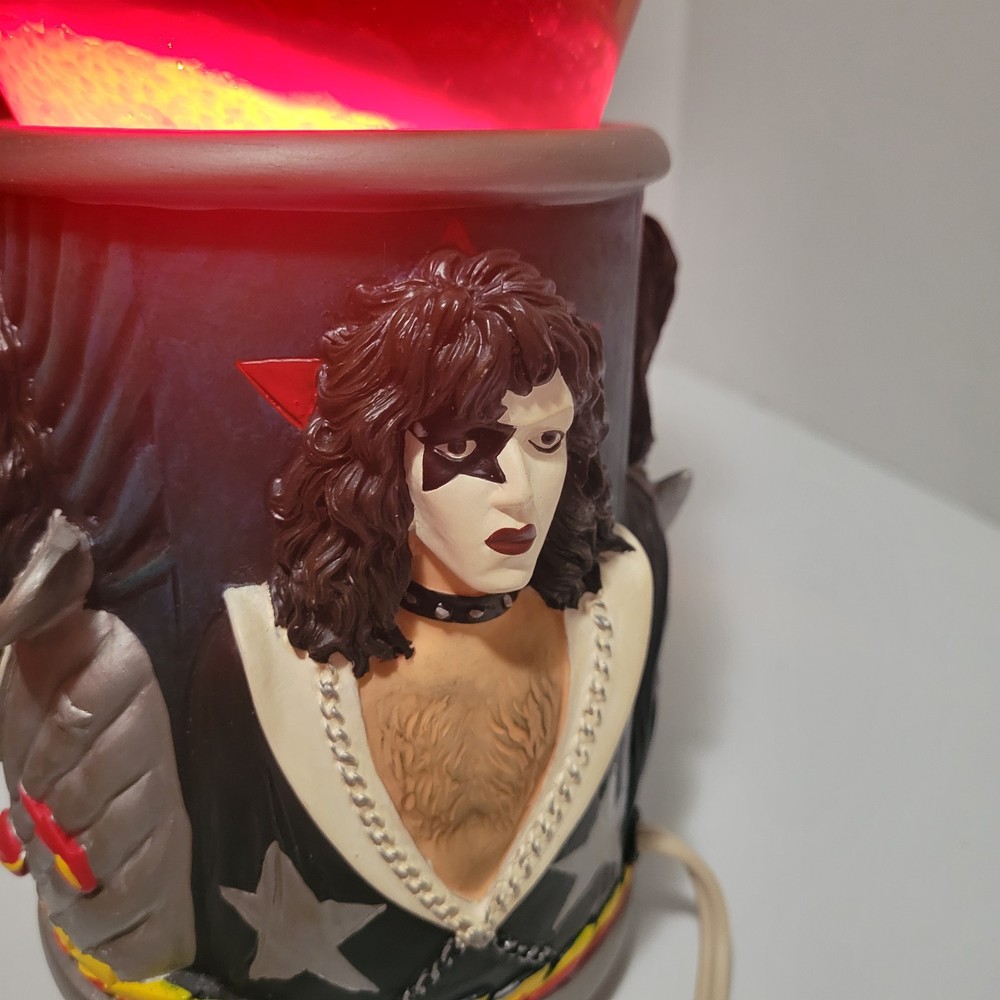 KISS Lava Lamp - 1999 Vintage Rock Band Rare Limited Edition Spencers