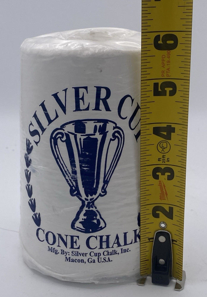 White Silver Cup Pool Cone Hand Chalk Talc Billiard Table Accessory Player Gift