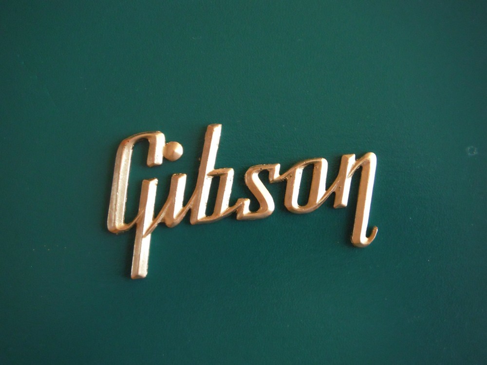 Gibson Amp Logo- gold ( large version )