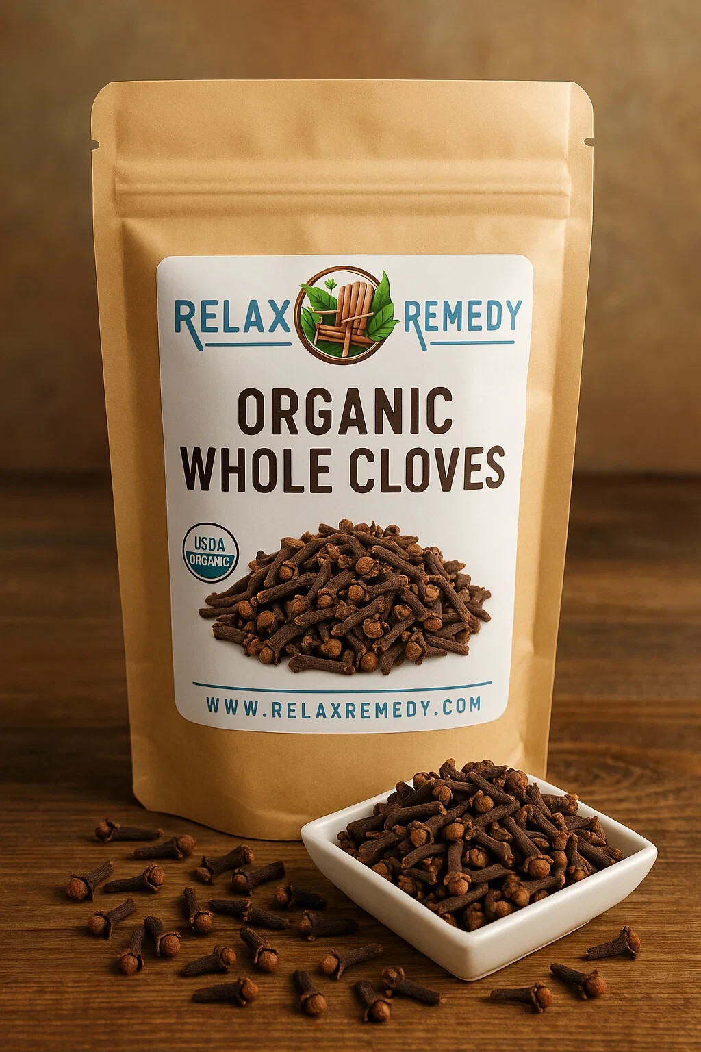 Organic Whole Cloves - 100% Pure, Non-GMO Syzygium Aromaticum, CulinaryWellness