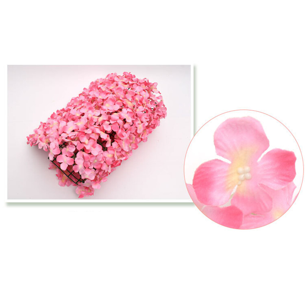 10pcs Artificial Flower Wall Panel Silk Fabric Floral Backdrop Decor Wedding