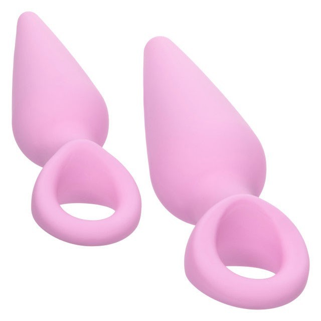 CalExotics First Time Booty Probe Duo Butt Plug Set Pink