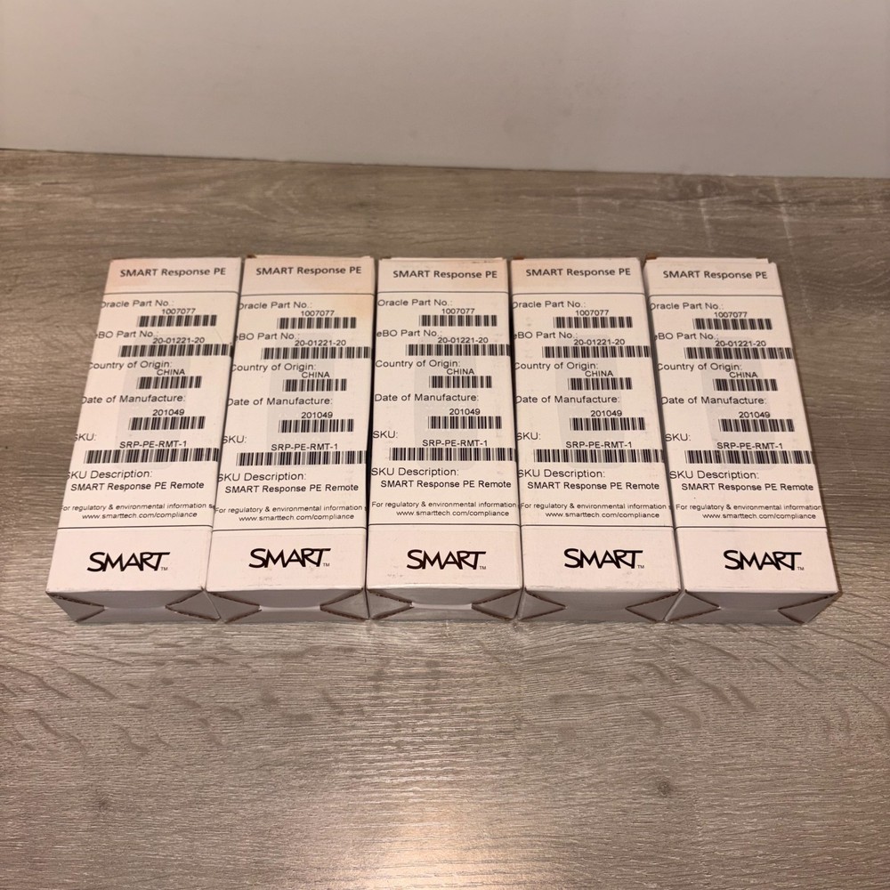 SMART Response PE SRP-PE-RMT-5 Interactive Classroom Response Remotes System